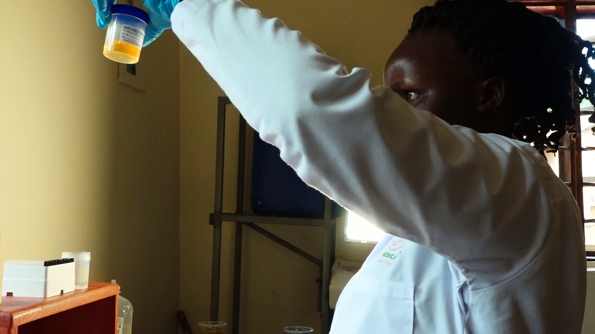 Doctor performing checkup